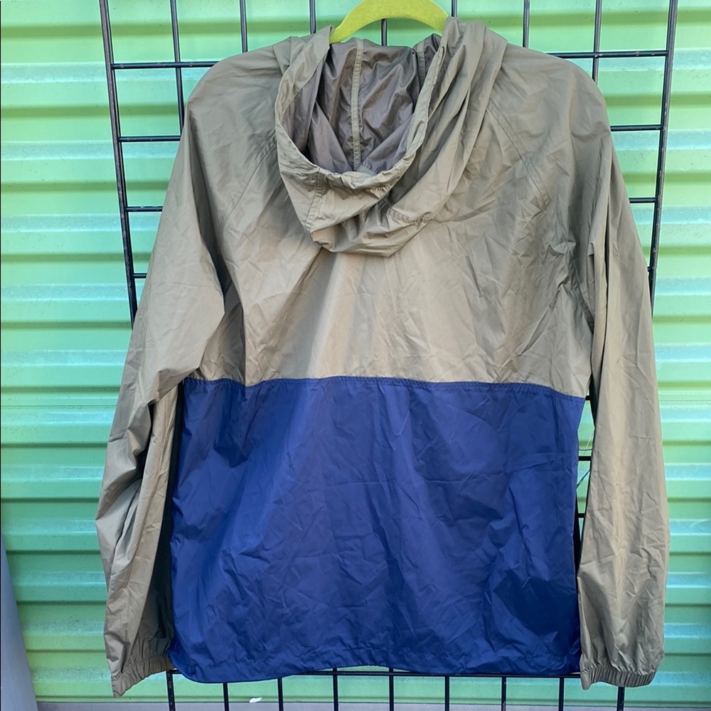 DC Green and Blue Raincoat with Hood - Picture 3 of 3